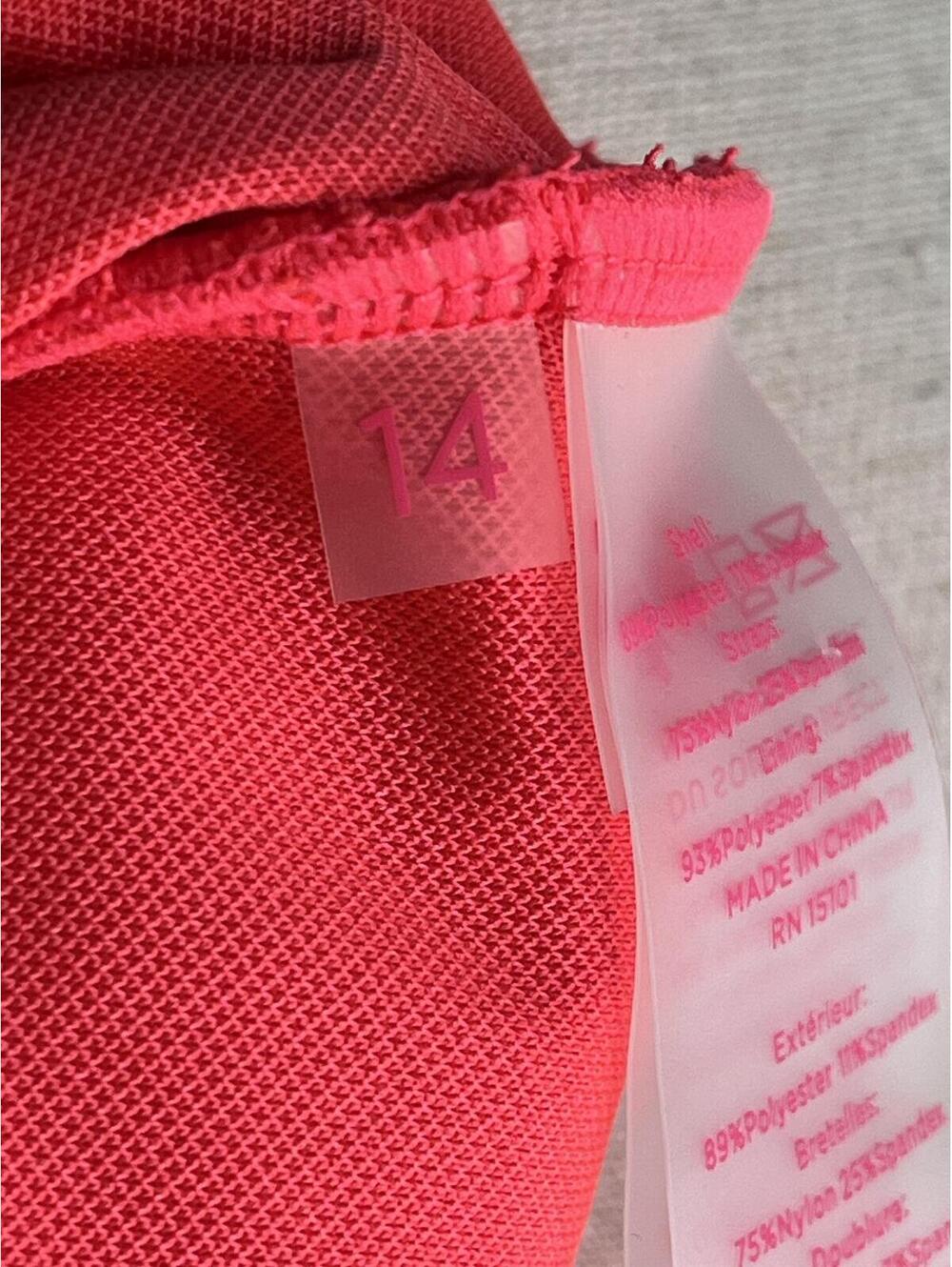 NWT Lilly Pulitzer Women's Mizner Red/Alizee One-Piece Swimsuit Size 14 - Picture 11 of 11